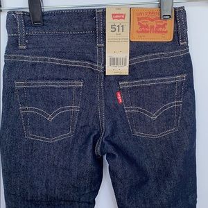 NWT Levi’s 5 jeans 511 slim adjustable dark blue
